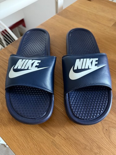 Ciabatte nike benassi blue - nike, "benassi"