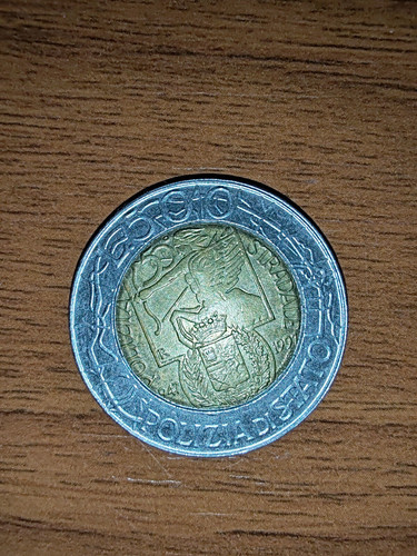 Italia 500 lire - 1997, 50°