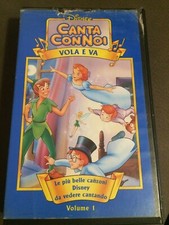 Vhs CANTA CON NOI Vol. 1 Vola e va Peter Pan – Walt Disney 1992