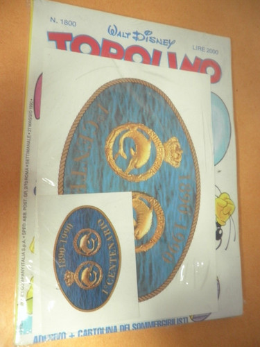 Topolino blister 1990 1800 - blister,