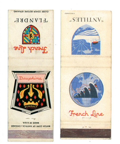 French line matchbox label - french,