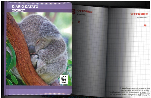 Diario agenda scuola wwf onlus - agenda,