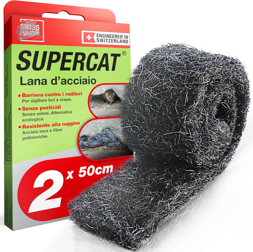 Lana acciaio stop roditori - lana,