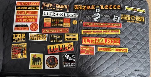 Lotto adesivi ultra lecce - ultra,