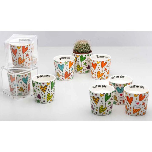Vasetto portapiante ceramica - portapiante,