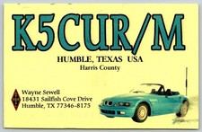 Scheda QSL Humble Texas