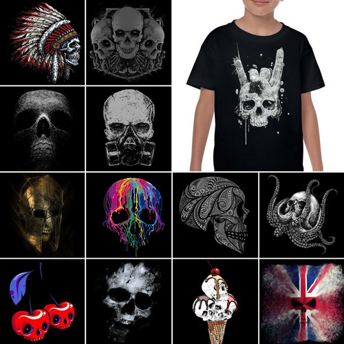 Bambini teschio shirt - teschio, t-shirt