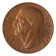 10 Centesimi 1938 Rame FDC