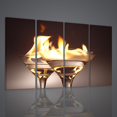 Quadri moderni flaming - quadri,