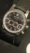 eberhard Chrono 4 grande taille ref. 31041 acciaio automatico 40mm. 2004 Panda 