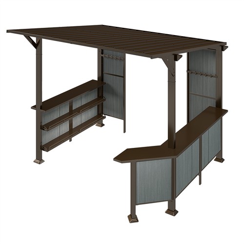 9x10ft outdoor hardtop grill - 9x10ft,