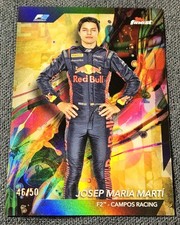 2024 Topps Finest Formula 1 F1 Gold /50 Josep Maria Marti rifrattore #42