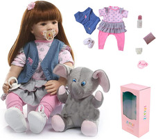 Bambole Reborn Femmina Originale 24 Pollici 60 Cm Bambole Reborn Femmine Silicon