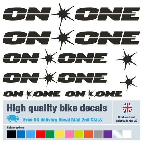 One bike labels decals - bike, /