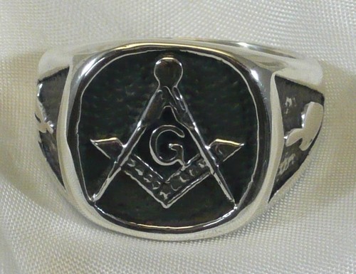 Anello massonico argento - massonico, in