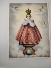 Gesù bambino di Praga stampa Santino holy card MR25