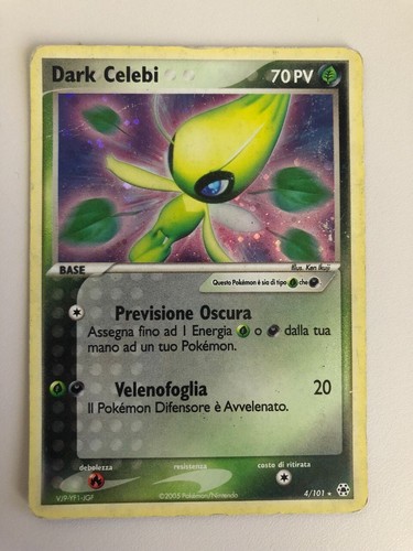 Dark celebi 101 set - dark, ex