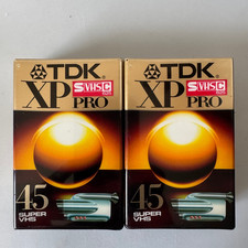 2x Videocassette TDK XP Pro 45