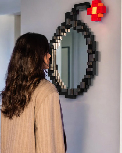 Seletti pixel mirror bomb - -,