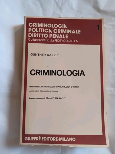 Gunther kaiser criminologia - gunther,