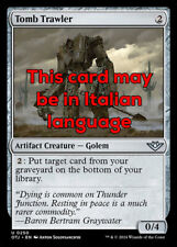 MTG TOMB TRAWLER FOIL EXC - DRAGATORE TOMBALE 250 - OTJ - MAGIC