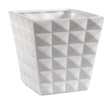 VASO IN CERAMICA QUADRATO