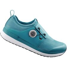 Scarpe bici indoor spinning donna Shimano IC3 W SH-IC300 BOA SPD nero verde