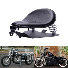 Sella in pelle nera per moto