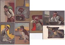 # I GIORNI DELLA SETTIMANA :7 CART. IN STILE LIBERTY- (BOCCE-VASO DA NOTTE..