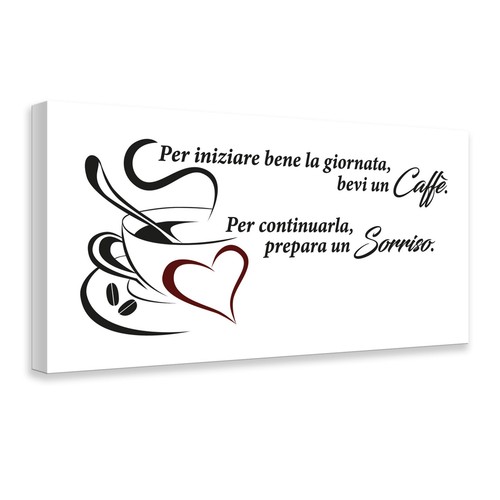 Quadro moderno con scritta sul