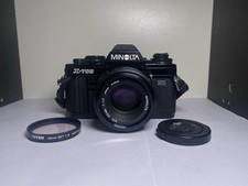 Minolta X-700 reflex pellicola 35mm + obiettivo Minolta MD 50mm f/1.7 testato e funzionante