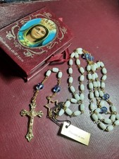 Rosario Placcato Oro Con Sua