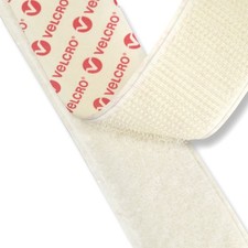 Velcro® adesivo, maschio e femmina, bianco, 20 mm - 1,5 mt