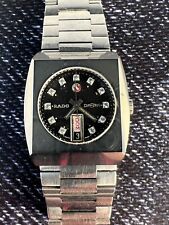 Rado Diastar 14 Tugsteno Case Original Diamond Dial Automatic Daydate 1975