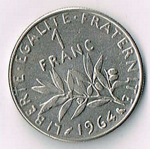 Franc semeuse 1964 n - 1,