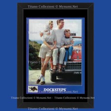 Anni '80  * Pubblicità Originale "Docksteps, Famiglia Felice Seduta su Un Taxi”