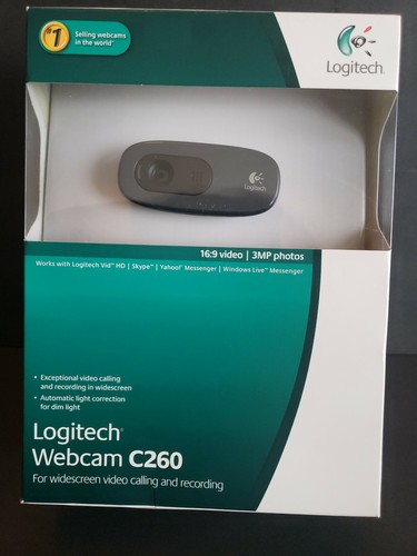 Web cam logitech c260 - web,