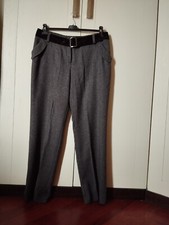 Pantaloni donna OVS business tg.50 marrone cintura velluto