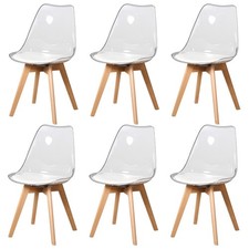 Set 6 Sedie Moderne Imbottito