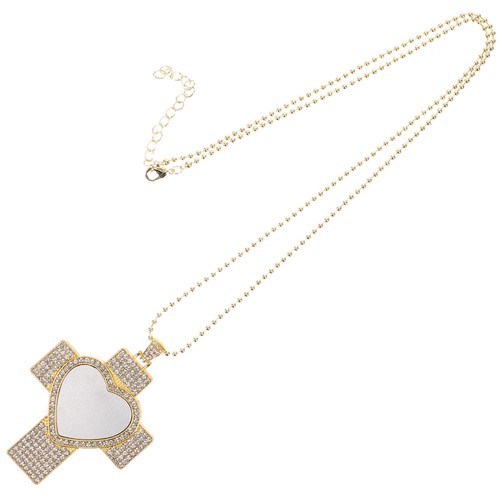 Collana con ciondolo croce - collana,
