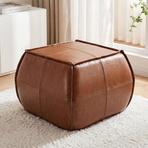 Elegante pouf quadrato - , in