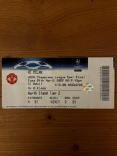 Biglietto COMPLETO Man Utd v