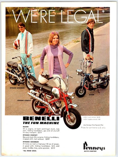 Pubblicità rivista benelli - pubblicità,