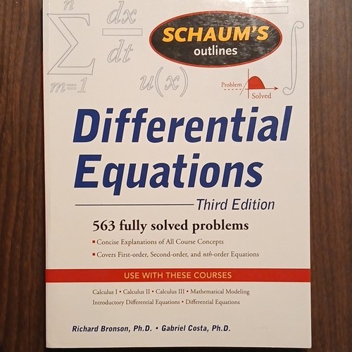 Schaum outlines differential - schaum's,
