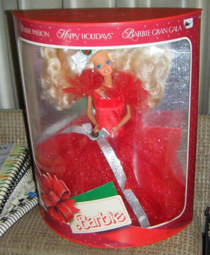 1988 happy holidays barbie - holidays,