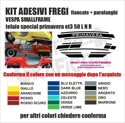 Kit adesivi vespa - kit,