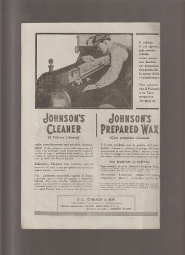 Johnson cleaner pubblicita - cleaner, pubblicita'