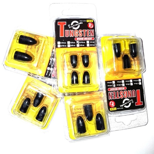 Tungsten worm weight - weight, black