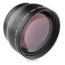 Opteka 46 mm 2,2 x teleobiettivo per Panasonic Lumix G X Vario PZ 45-175 mm O.I.S