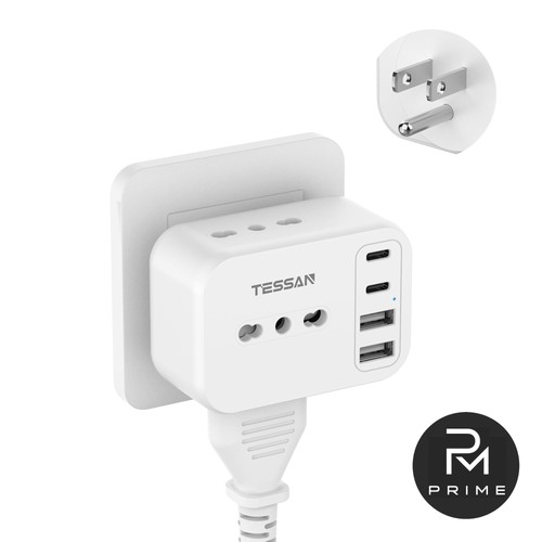 Adattatore presa americana con - presa,